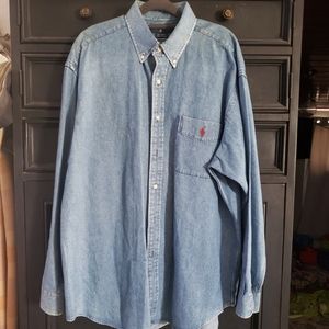 Ralph Lauren Men's Denim Large Shirt